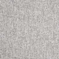 Panchina per corridoio grigio chiaro seduta imbottita cuscino in poliestere design classico retrò rettangolare