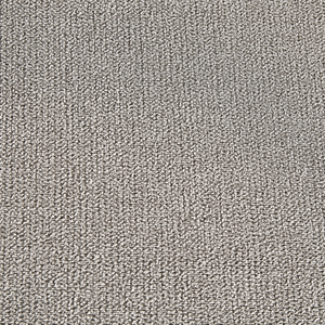 Set di 2 sedie in tessuto Imbottito grigio chiaro per soggiorno in stile scandinavo