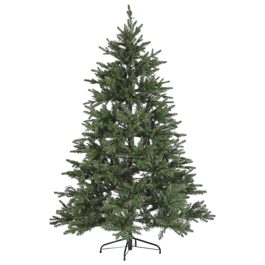 Albero di natale artificiale verde sintetico 180 cm rami innevati led con lucine
