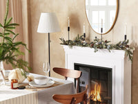 Festone natalizio artificiale ghirlanda decorazione da parete addobbata rami regolabili