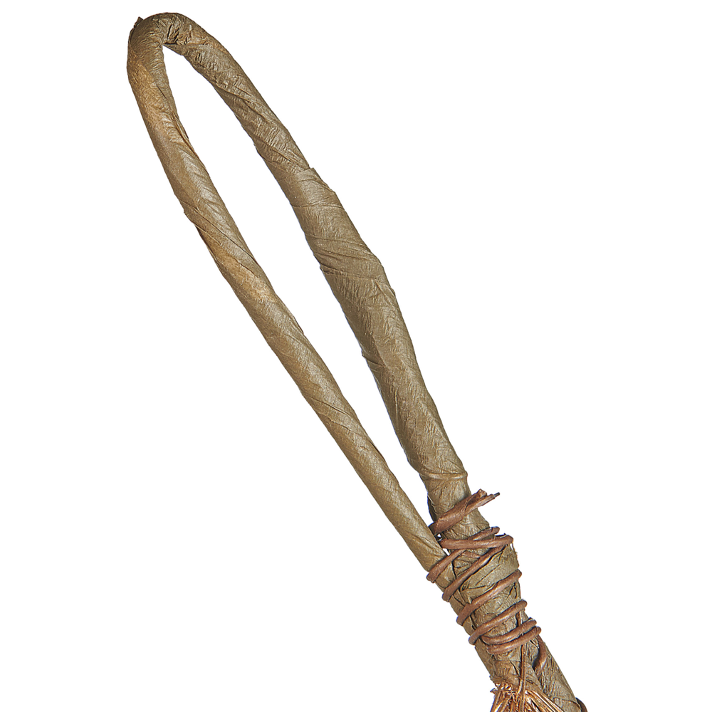 Festone di natale artificiale in materiale sintetico rame verde 150 cm con addobbi innevati