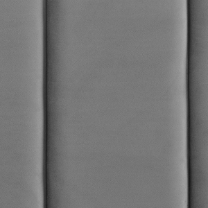 Letto matrimoniale con doghe 140 x 200 cm velluto di colore grigio stile glam moderno