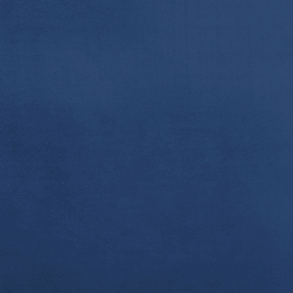 Letto blu marino velluto tappezzeria doppia dimensione gambe dorate testiera con rete a doghe 140 x 200 cm design minimalista