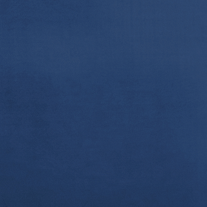 Letto blu marino velluto tappezzeria doppia dimensione gambe dorate testiera con rete a doghe 140 x 200 cm design minimalista