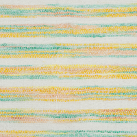 Coperta in acrilico giallo verde menta beige 130 x 170 cm motivo a strisce nappe soggiorno boho