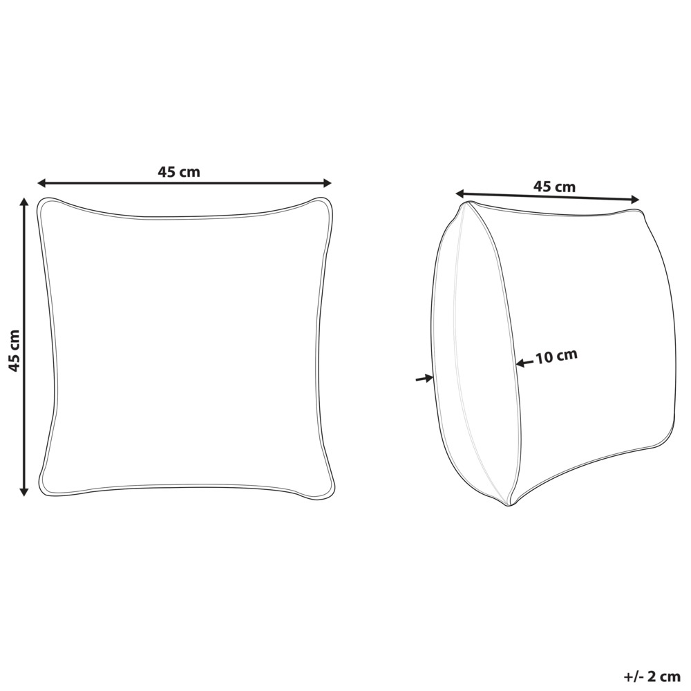Cuscino in velluto giallo verde acqua 45 x 45 cm motivo foglia Boho