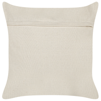 Set di 2 cuscini decorativi bianco e grigio cotone 45x45 cm con nappe motivo rombi