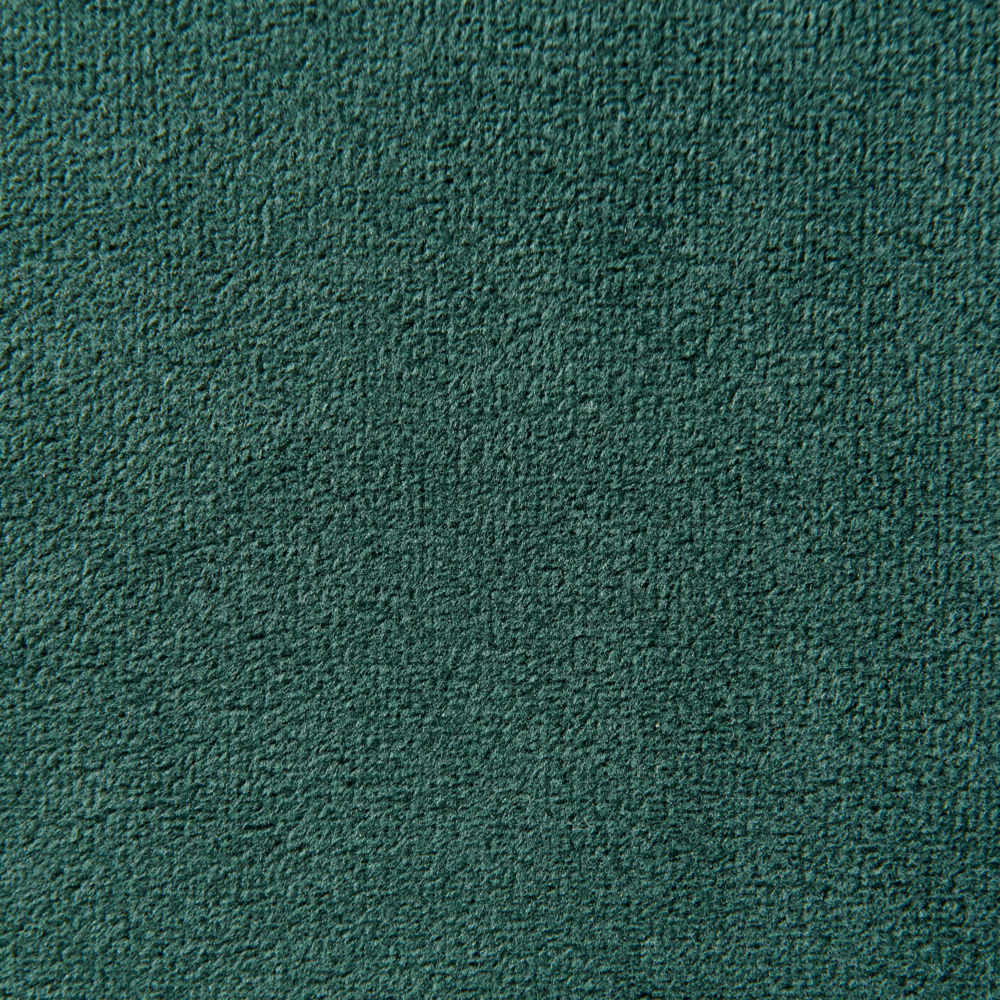 Divano velluto verde smeraldo curvo stile retrò a 3 posti gambe metallo dorato