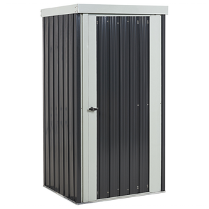 Capanno degli attrezzi grigio acciaio zincato latta capanno degli attrezzi cascina