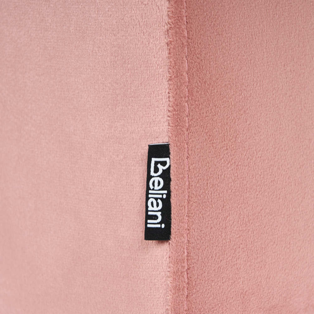 pouf rosa rivestimento velluto pouf forma u design moderno accessori soggiorno