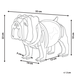 Lampada da tavolo in legno chiaro a forma di cane con luce accessorio decorativo per camera da letto ufficio