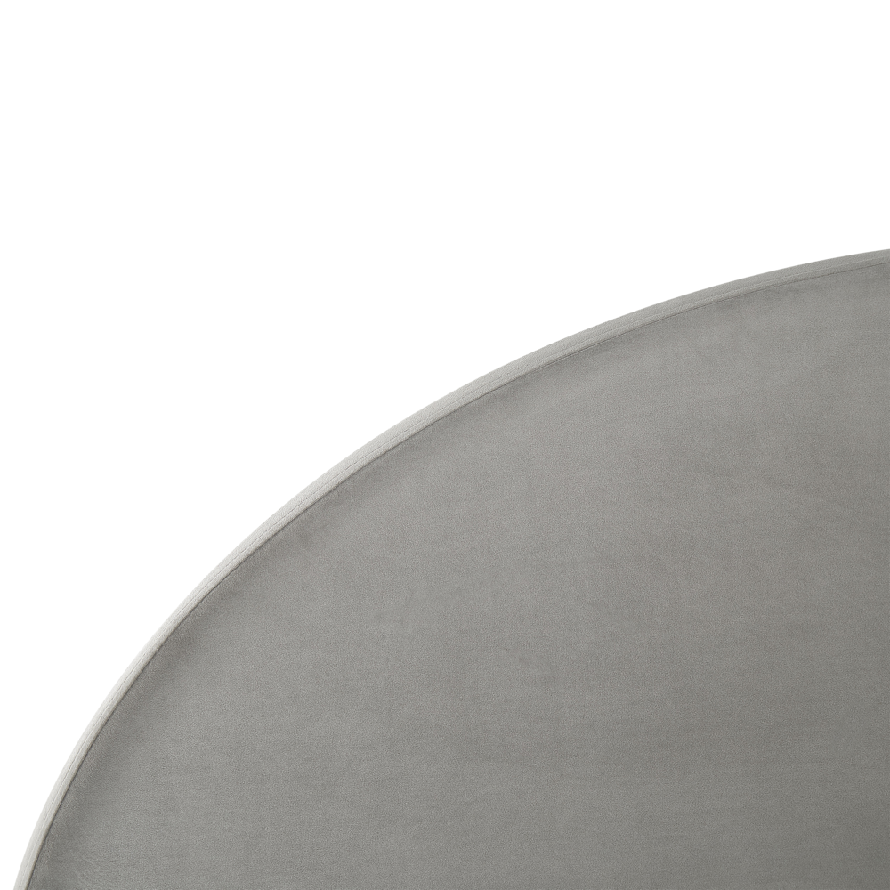 Letto contenitore matrimoniale imbottito velluto grigio retrò minimalista 160 x 200