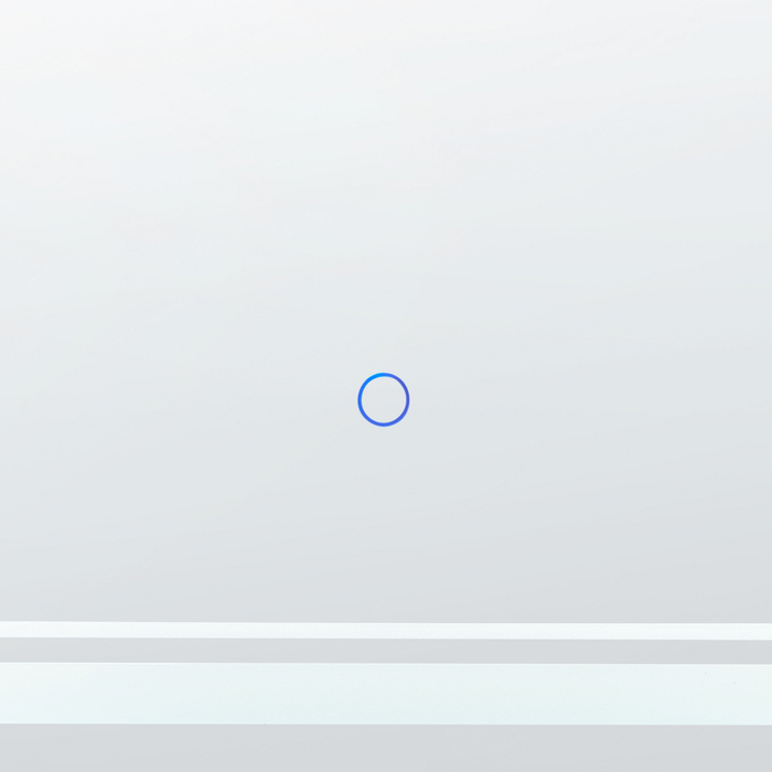 Specchio da muro ottagonale con LED 120 x 60 cm stile moderno contemporaneo bagno illuminazione