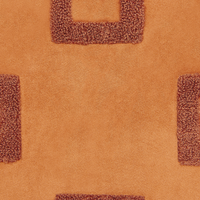 Set di 2 cuscini decorativi velluto arancio 45 x 45 cm motivo geometrico accessori d'arredo glamour