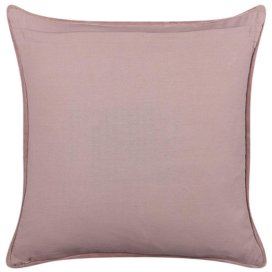 Cuscino in velluto con motivo floreale 45x45 cm rosa stile boho camera da letto soggiorno
