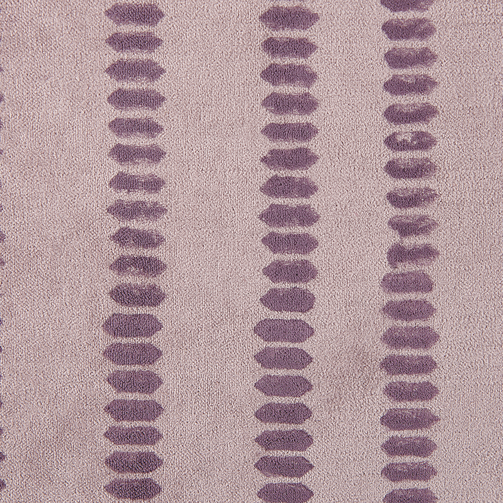 Set di 2 cuscini in velluto con motivo a strisce 45x45 cm rosa soggiorno camera da letto stile boho