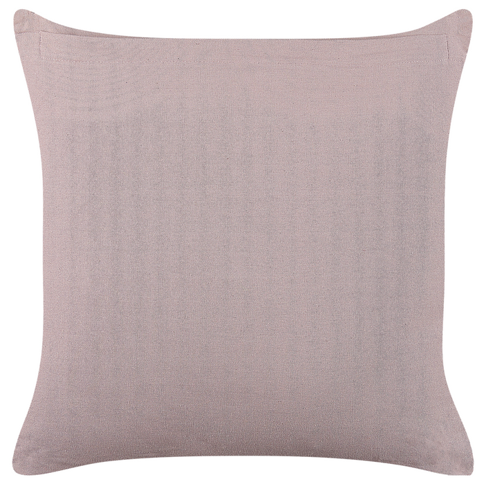 Set di 2 cuscini in velluto con motivo geometrico 45x45 cm rosa soggiorno camera da letto stile boho