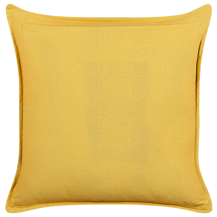 Set di 2 cuscini decorativi in velluto arancione 45 x 45 cm modello stampa blocco boho decor accessori