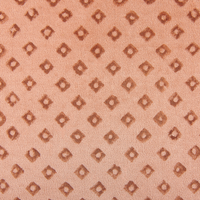 Set di 2 cuscini decorativi in velluto rosa 45 x 45 cm con motivo a rombi stampato a blocchi boho decor accessori