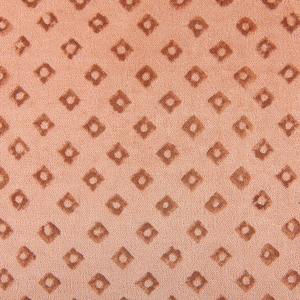 Set di 2 cuscini decorativi in velluto rosa 45 x 45 cm con motivo a rombi stampato a blocchi boho decor accessori