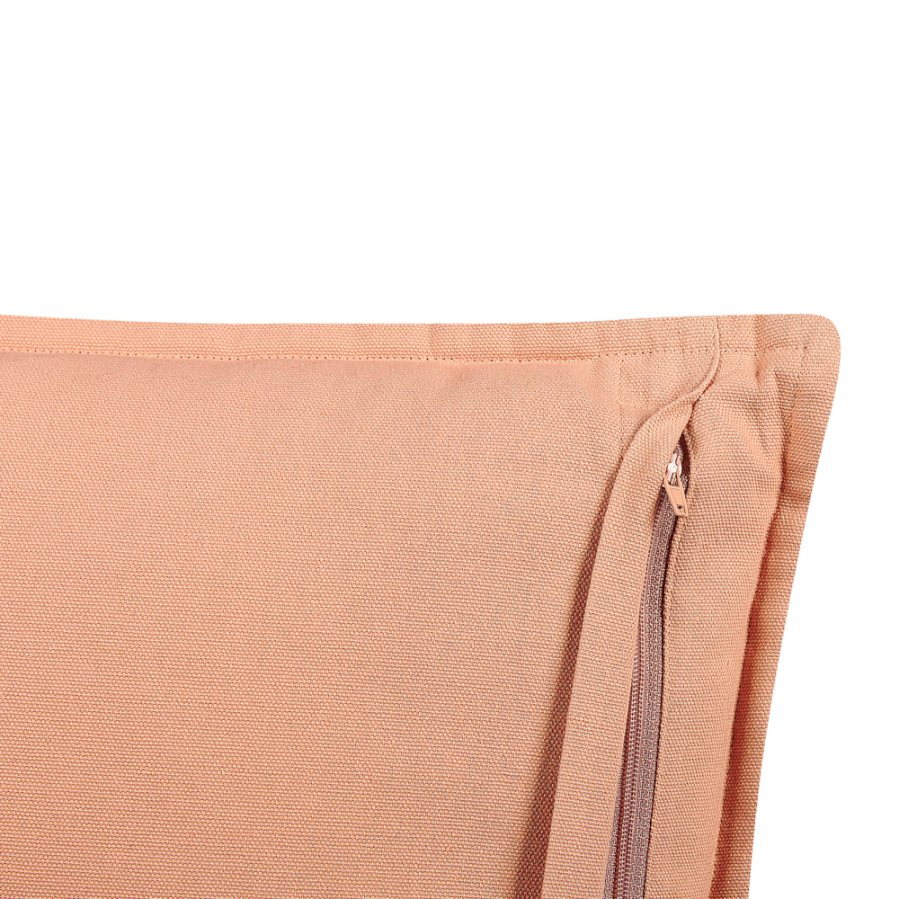 Cuscino decorativo in velluto rosa 45 x 45 cm con motivo a rombi stampato a blocchi boho decor accessori