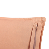 Cuscino decorativo in velluto rosa 45 x 45 cm con motivo a rombi stampato a blocchi boho decor accessori