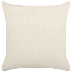 Set di 2 cuscini motivo geometrico 45 x 45 cm nappe decorative rivestimento sfoderabile accessori decorativi