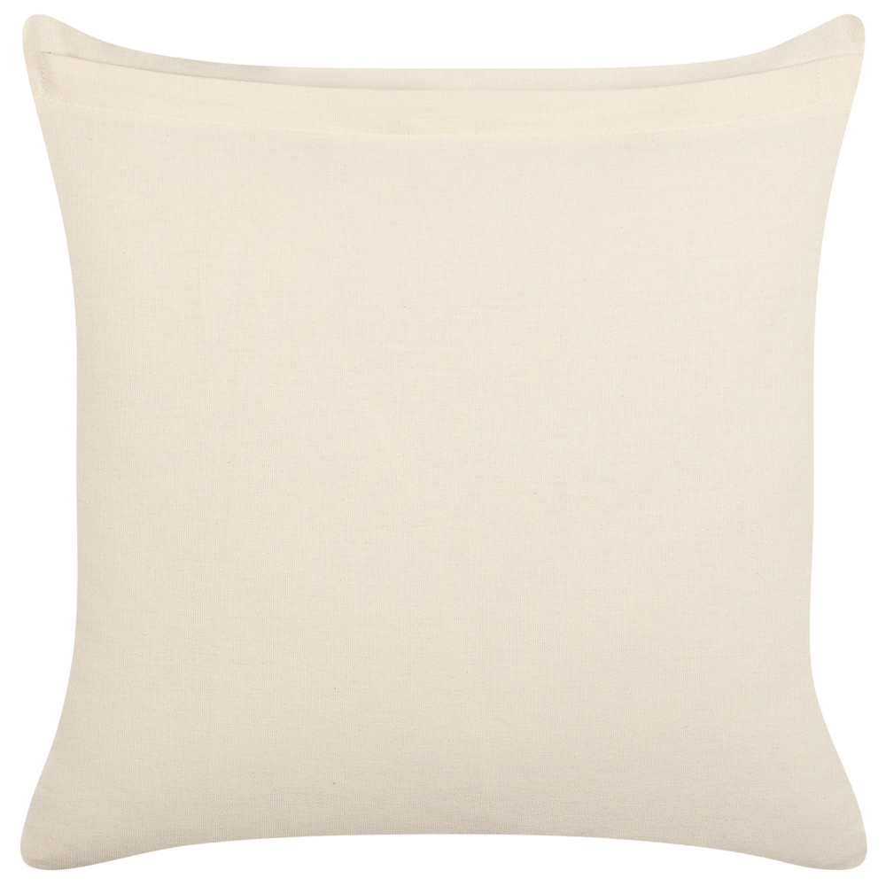 Cuscino decorativo cotone bianco e nero 45 x 45 cm motivo geometrico stampa laminata stile boho accessori