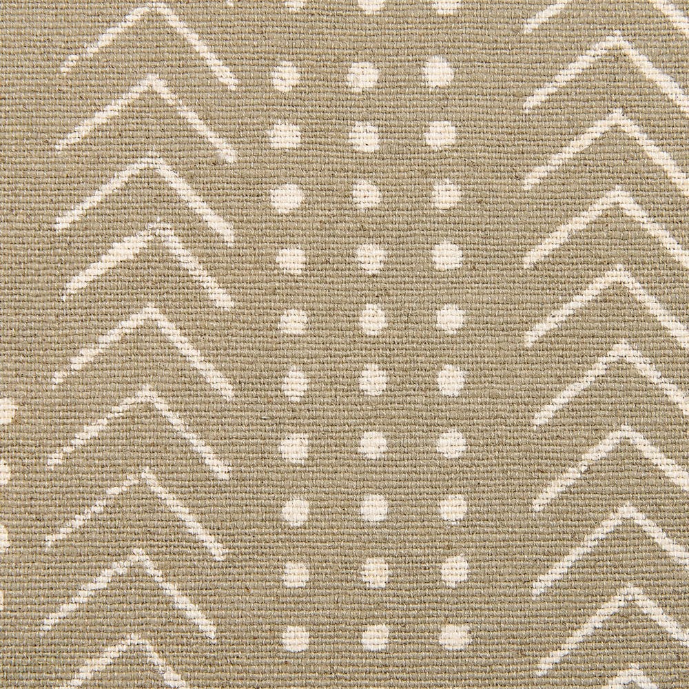 Set di 2 cuscini decorativi cotone grigio 45 x 45 cm motivo geometrico stampa laminata accessori stile boho