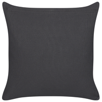 Cuscino decorativo cotone bianco e nero 45 x 45 cm motivo geometrico stampa blocchi stile boho accessori