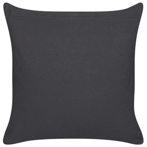 Cuscino decorativo cotone bianco e nero 45 x 45 cm motivo geometrico stampa blocchi stile boho accessori