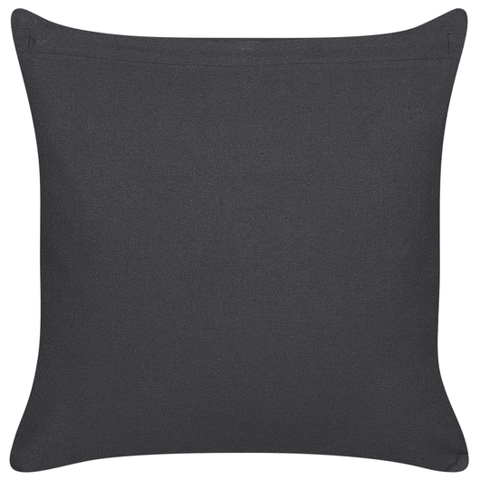 Cuscino decorativo cotone bianco e nero 45 x 45 cm motivo geometrico stampa blocchi stile boho accessori