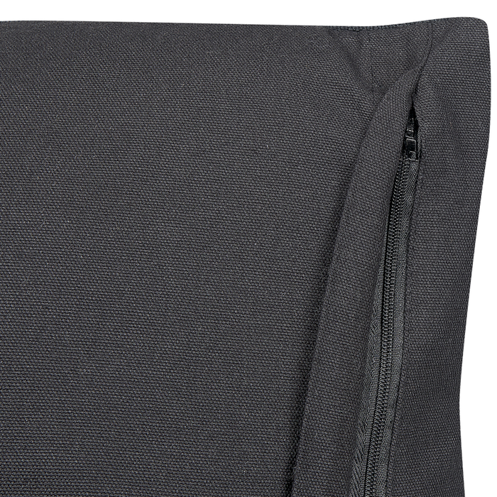 Set di 2 cuscini decorativi cotone bianco e nero 45 x 45 cm motivo geometrico stampa blocchi stile boho accessori