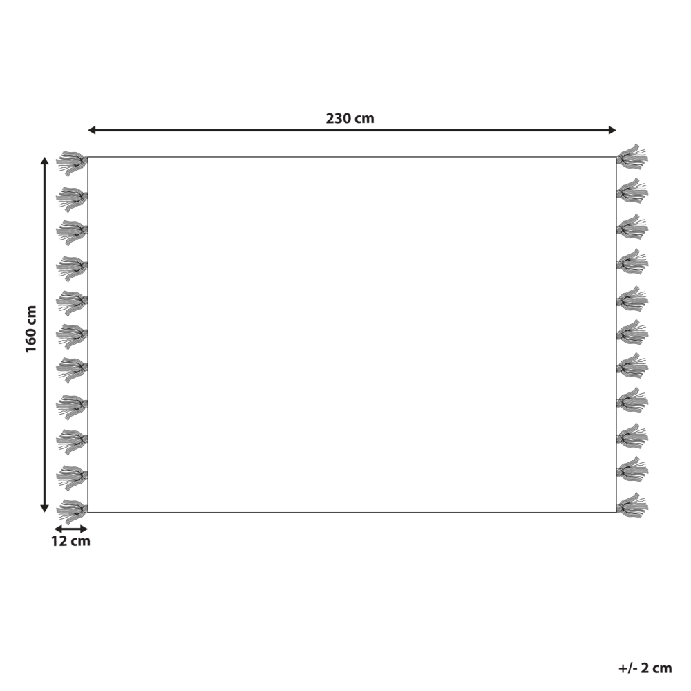 Tappeto rosso 160 x 230 cm cotone disegno geometrico soggiorno camera da letto