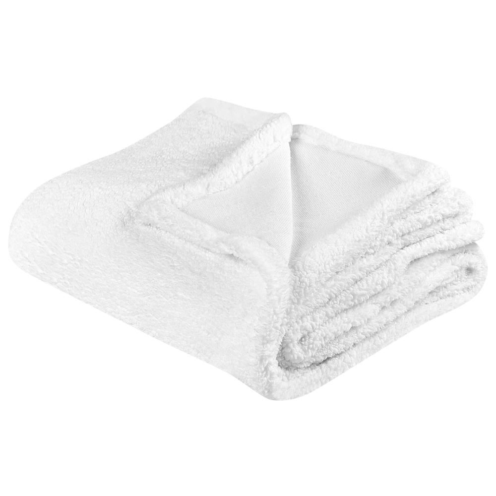 Coperta bianca 125 x 150 cm soggiorno camera da letto accessorio divano