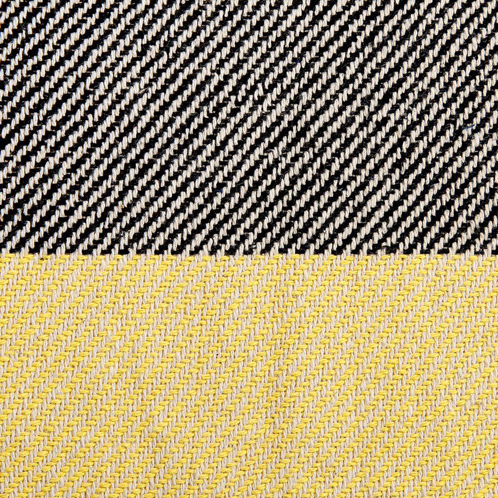 Coperta in cotone grigio e giallo con frange 125 x 150 cm stile boho soggiorno camera da letto accessorio divano