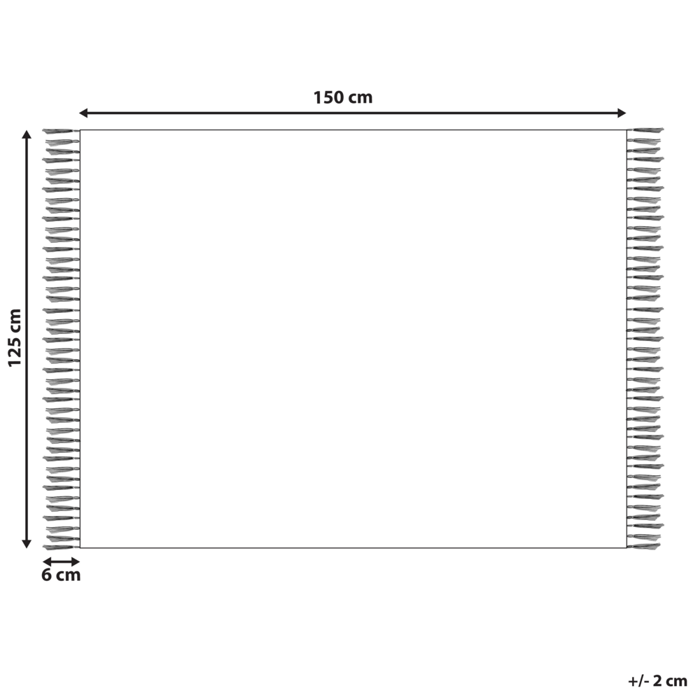 Coperta a quadri verdi e gialli in cotone con frange fatta a mano 125 x 150 cm soggiorno camera da letto divano plaid copriletto