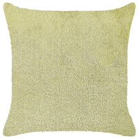 Cuscino decorativo in poliestere verde 45 x 45 cm in stile boho con imbottitura