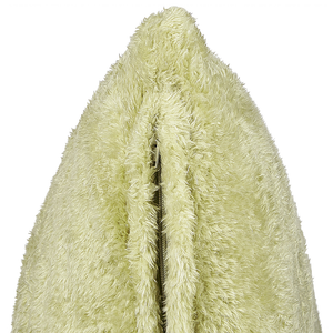 Cuscino decorativo in poliestere verde 45 x 45 cm in stile boho con imbottitura