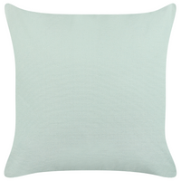 Cuscino decorativo in cotone verde chiaro 45 x 45 cm con frange stile boho con imbottitura