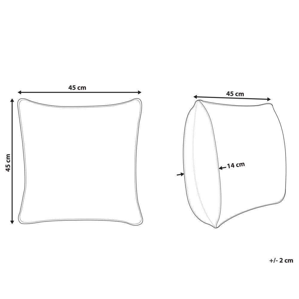 Cuscino decorativo in cotone rosa 45 x 45 cm tinta unita motivo geometrico trapuntato federa boho