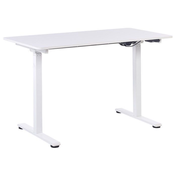 Scrivania elettrica ad altezza regolabile bianco 120x60 cm ufficio studio lavoro