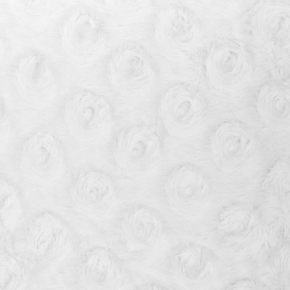 Coperta morbida in tessuto sintetico bianco 150 x 200 cm camera da letto salotto