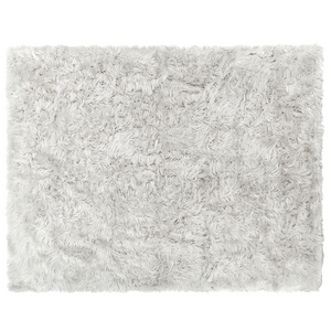 Coperta in morbida pelliccia sintetica grigia 150 x 200 cm camera da letto salotto soggiorno