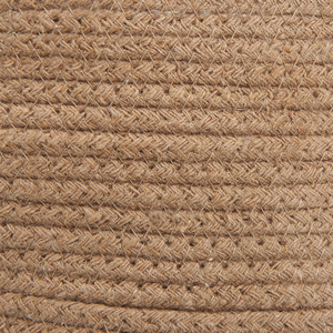 Set di 2 cesti in iuta beige stile boho interno esterno