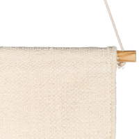 Decorazione murale in cotone beige fatto a mano con nappe arte da parete boho per soggiorno camera da letto camera dei bambini