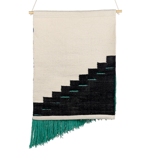 Decorazioni da parete multicolore in cotone fatto a mano nappa arte da parete motivo geometrico boho per soggiorno camera da letto