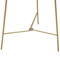 Lampada da terra in metallo con plafoniera vetro dorato 133 cm camera da letto soggiorno moderno contemporaneo