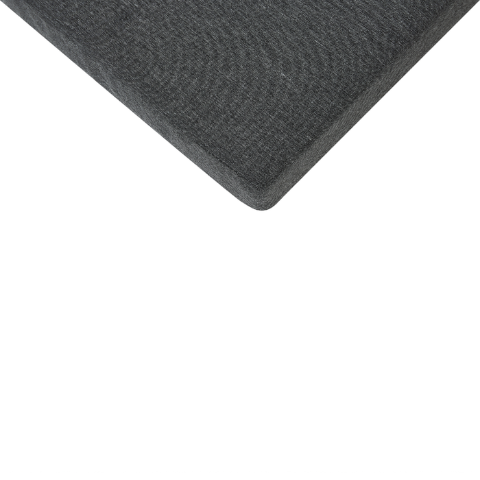 Set di 4 sedie da giardino in metallo nero grigio chiaro con schienale in legno set di 4 sedie da pranzo moderne