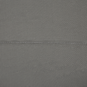 Set di 4 sedie da giardino in metallo nero grigio chiaro con cuscini in legno moderno